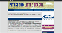 Desktop Screenshot of pittsfordlittleleague.org