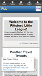 Mobile Screenshot of pittsfordlittleleague.org